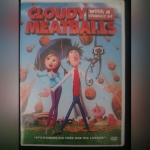 Cloudy with a Chance of Meatballs DVD In Like New Condition